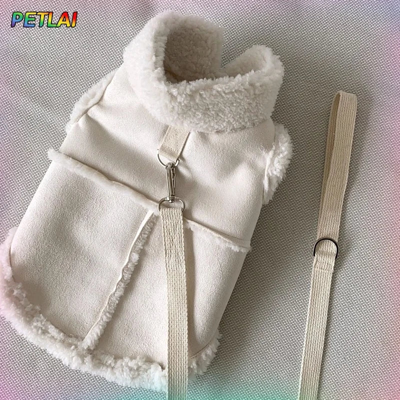 Dog Cute Vest Clothes Jacket Accessories Small Dog Luxury Autumn  Winter Medium Dress Soft Pet Clothing Designer Coat Home