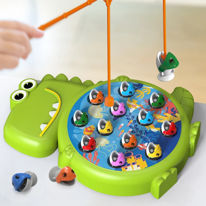 Baby magnetic fishing toys, educational toys, children's first birthday gifts, boys' and girls' intelligence development parent-