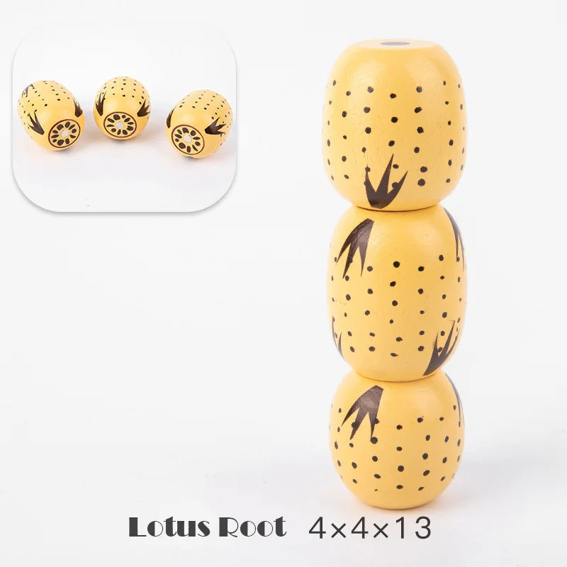 Magnetic Wooden Cutting Fruits Vegetables Pretend Play Simulation Kitchen Toys Classic Game Montessori Educational Toys For Kids