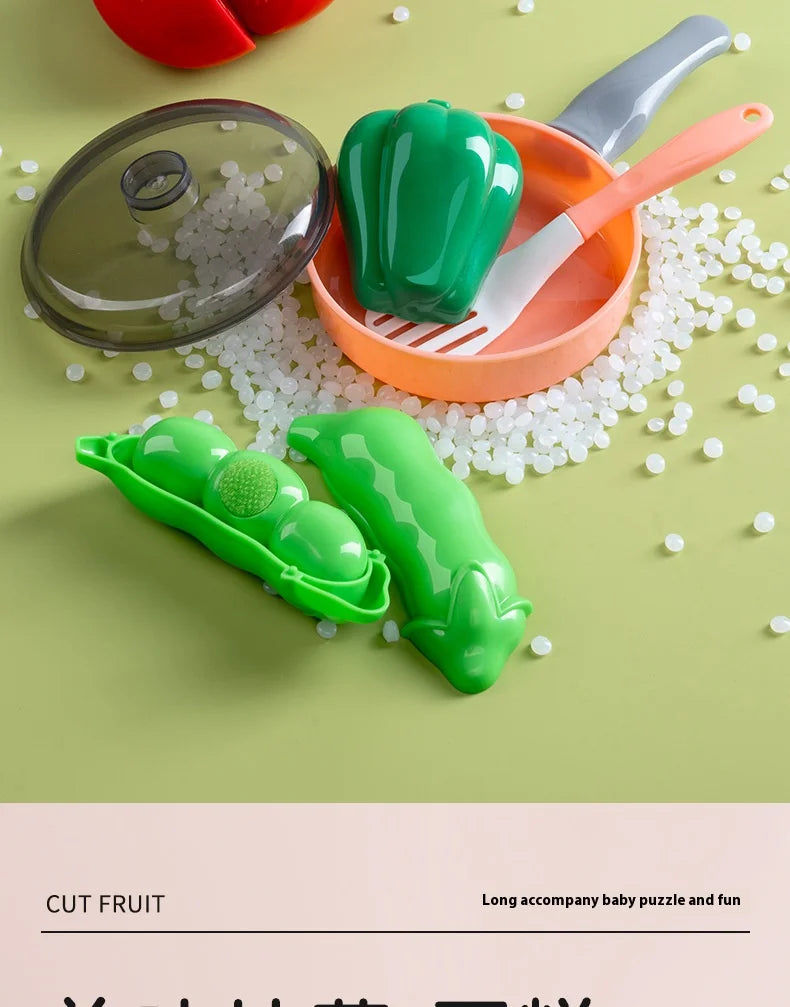 DIY Fruit Cutting Toys Vegetables Fruits And Vegetables Parent-Child Simulation Kitchen Food Children's Birthday Gifts