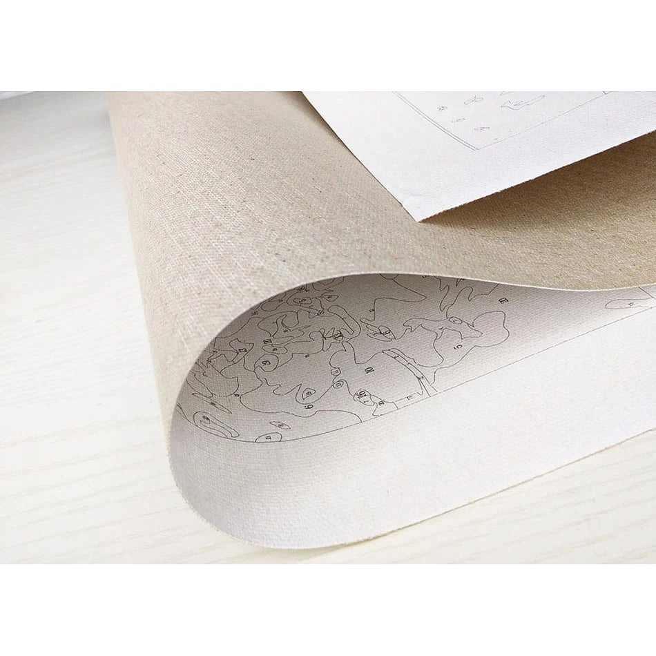 GATYZTORY Painting By Number Town Scenery Drawing On Canvas HandPainted Art Gift DIY Frame Picture By Number Kits Home Decor