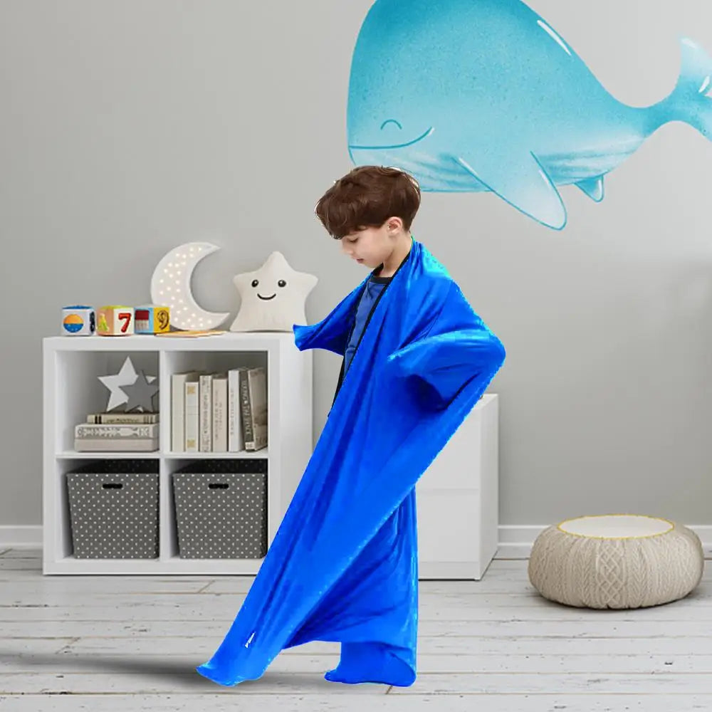 Sensory Sack Needs Child Autism Stocking  Equipment Adult Kid Sock Full Body Blanket Magic Bag Kindergarten Sports Game Clothe