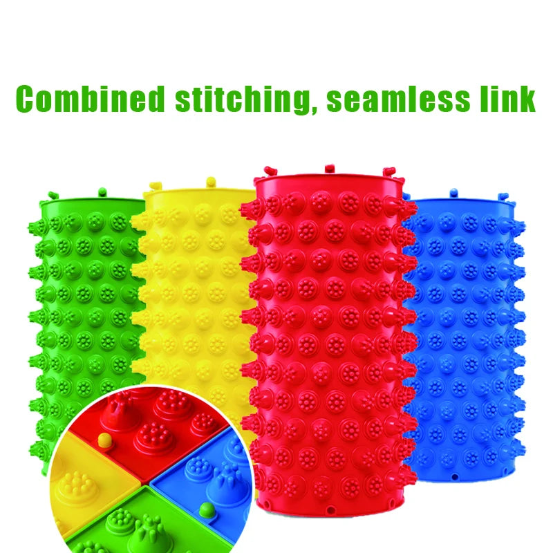 Massage pad plantar finger pressure plate foot massage sensory toy children and adults thickened to relieve tension fun game mat