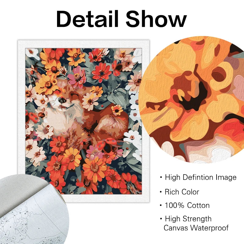 GATYZTORY Painting By Number Town Scenery Drawing On Canvas HandPainted Art Gift DIY Frame Picture By Number Kits Home Decor