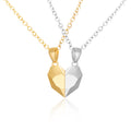 2PCS/SET Couple Necklaces Attarction Between Lovers Heart Magnetic Pendant Necklace For Women Valentine's Day Anniversary Gifts