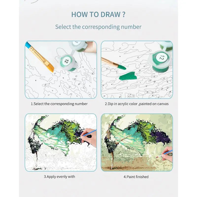 GATYZTORY Painting By Number Town Scenery Drawing On Canvas HandPainted Art Gift DIY Frame Picture By Number Kits Home Decor