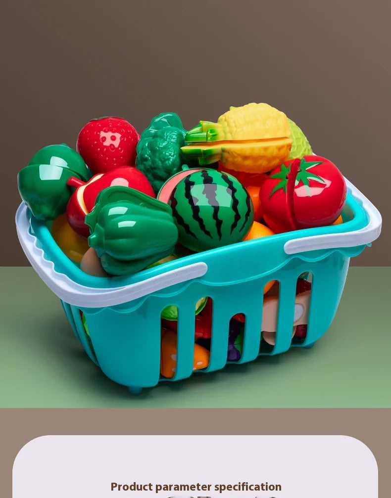 DIY Fruit Cutting Toys Vegetables Fruits And Vegetables Parent-Child Simulation Kitchen Food Children's Birthday Gifts